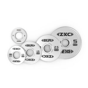 ZKC powerlifting chrome steel weight plates